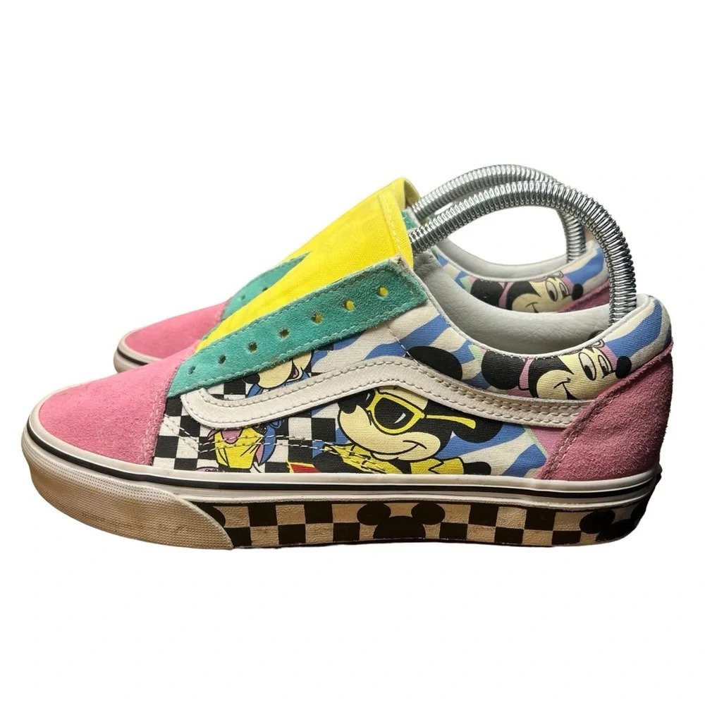 Vans Disney x Old Skool '80s Mickey' Low Top Skate Shoes Men's 6.0 / Women's 7.5 - Picture 6 of 10